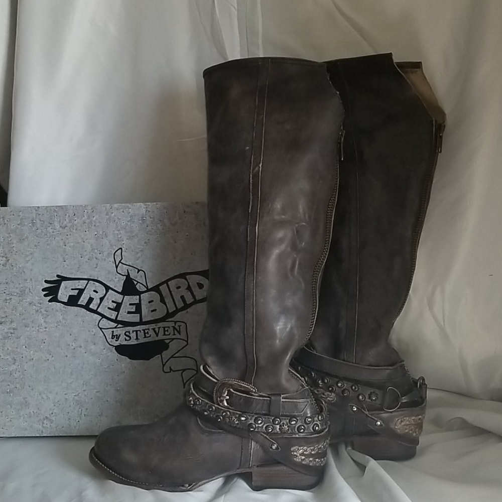 FREEBIRD RODONGO leather size 12 boots